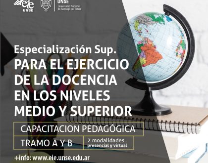 Inscriben a la Capacitación Pedagógica modalidad virtual y presencial para Tramo A y B