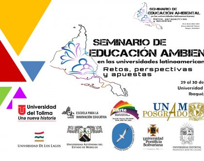La EIE participará como Co-Organizadora en el Seminario de educación ambiental en las universidades latinoamericanas, en Ibaqué, Colombia.
