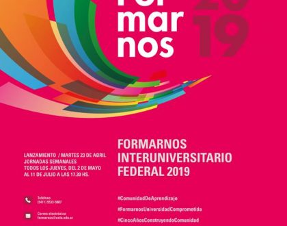 El martes 23 se lanzará el Programa Formarnos 2019