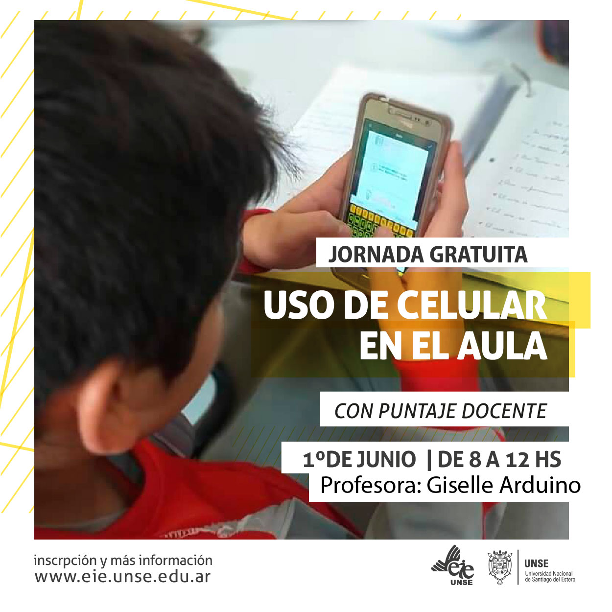 Jornada gratuita sobre "Uso del celular en el aula"