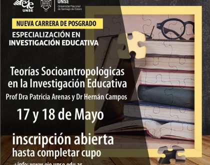 Siguen abiertas las inscripciones a la Especialización en Investigación Educativa.