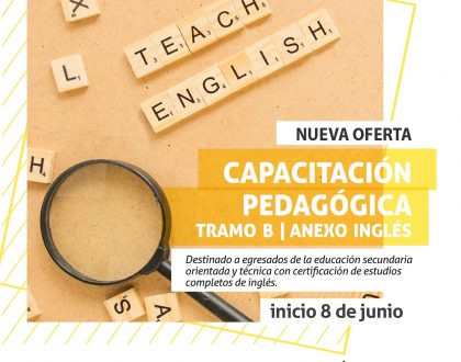 Inscriben a la capacitación pedagógica para egresados de Institutos de Inglés
