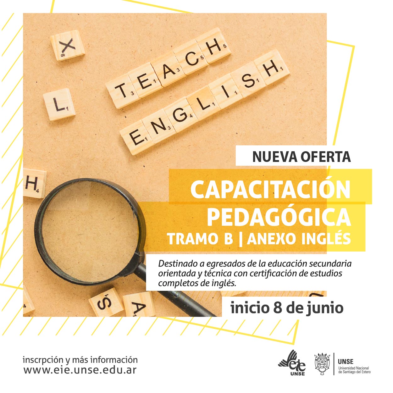 Inscriben a la capacitación pedagógica para egresados de Institutos de Inglés