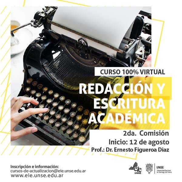 Inscriben al curso virtual "Redacción y escritura académica"