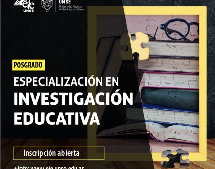Inscripción abierta a la Especialización en Investigación Educativa