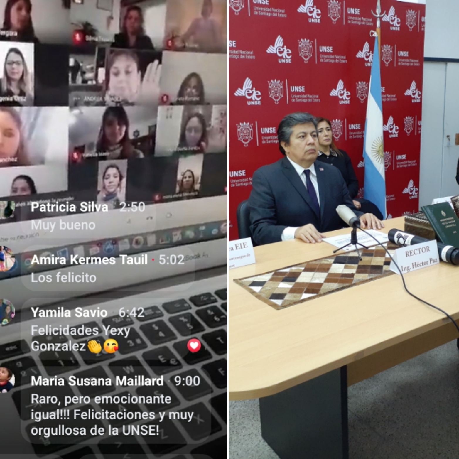 Segundo acto de colación de grado remoto