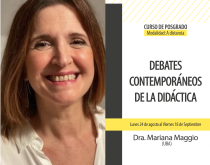 Curso del Doctorado en Educación: Debates contemporáneos de la Didáctica.