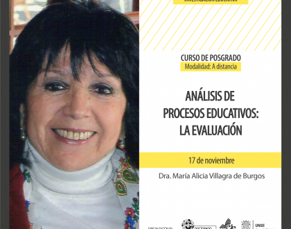 Invitamos a participar del curso de Posgrado “Análisis de procesos educativos: la evaluación”