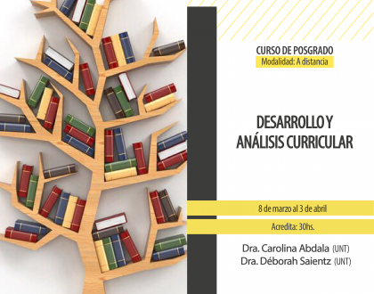 Curso de posgrado "Desarrollo y Análisis Curricular"