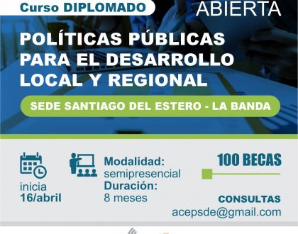 Diplomados en Políticas Públicas para el Desarrollo Local y Regional