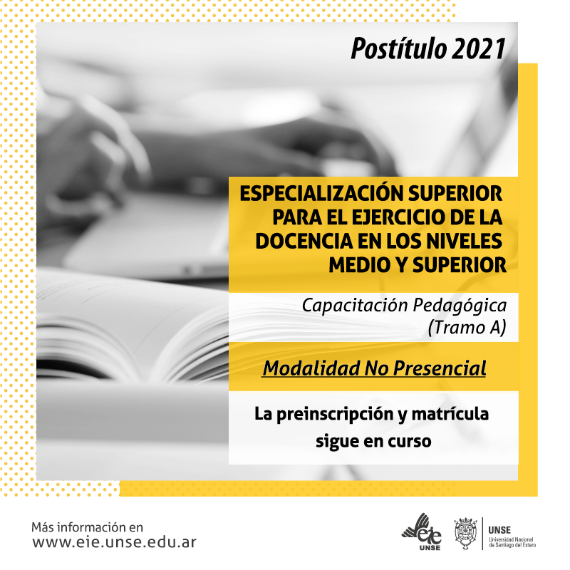 Inscriben a la Capacitación Pedagógica Modalidad No Presencial para Tramo A