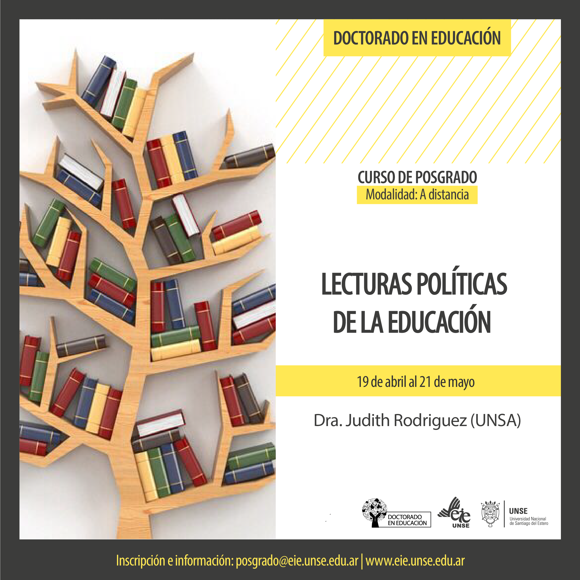 CURSO LECTURAS POLÍTICAS DE LA EDUCACIÓN DEL DOCTORADO EN EDUCACIÓN