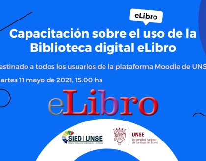 Capacitación sobre el uso de la Biblioteca digital eLibro