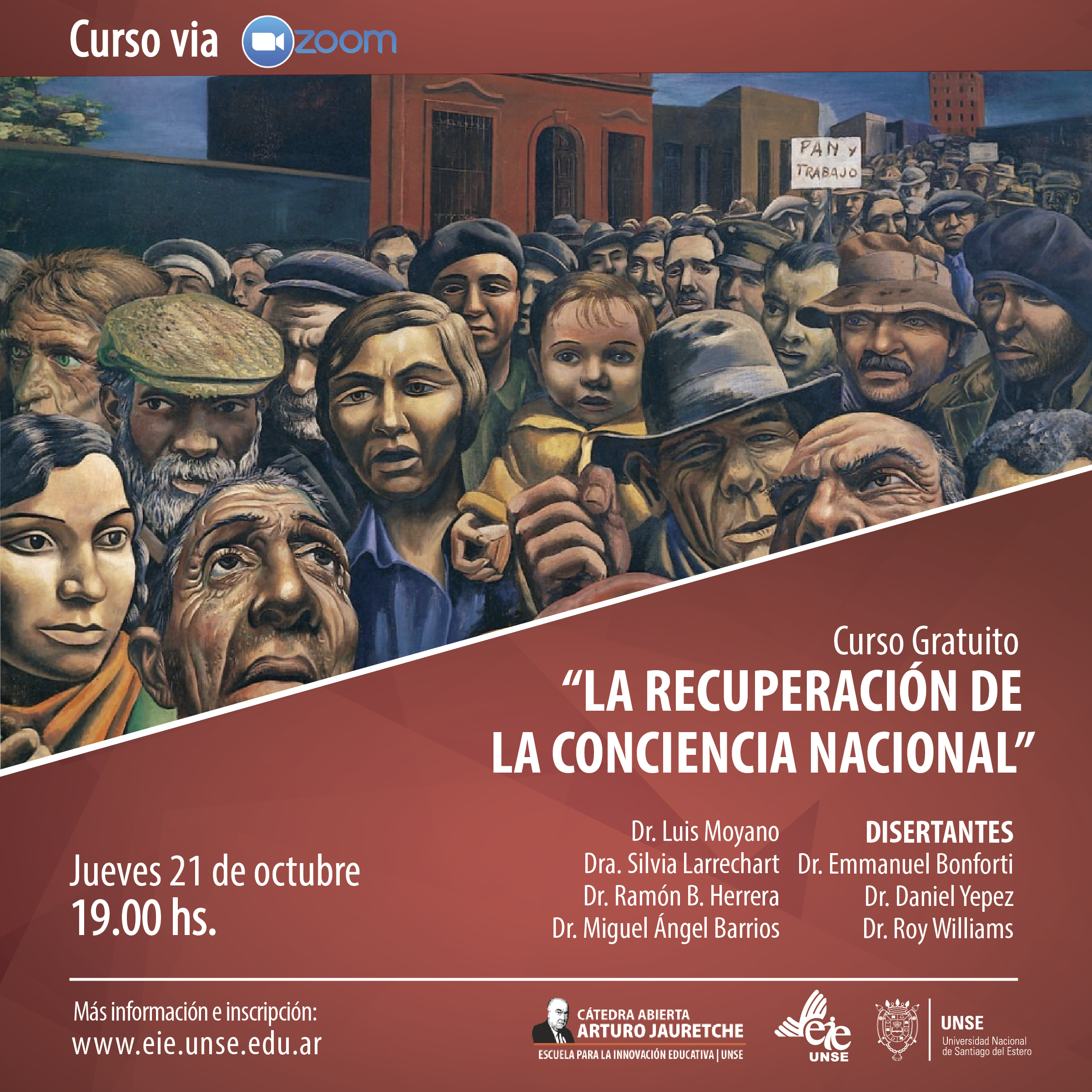 Inscriben al curso “La recuperación de la conciencia nacional”