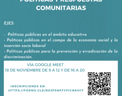 Concluyó el seminario “Inclusión y reinserción sociolaboral. Políticas y respuestas comunitarias”