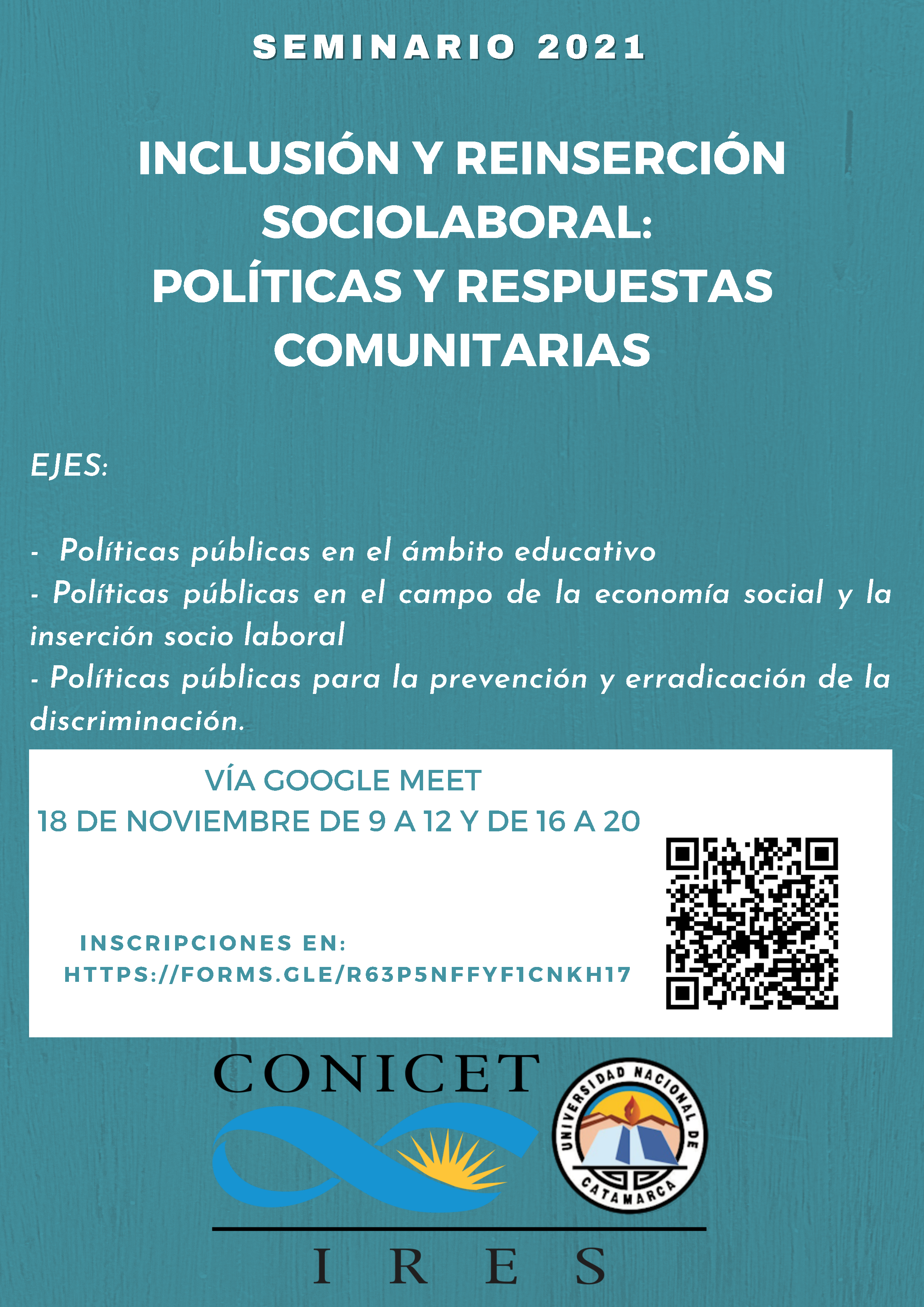 Concluyó el seminario “Inclusión y reinserción sociolaboral. Políticas y respuestas comunitarias”