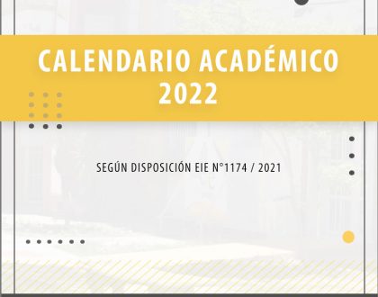 Compartimos el Calendario Académico 2022