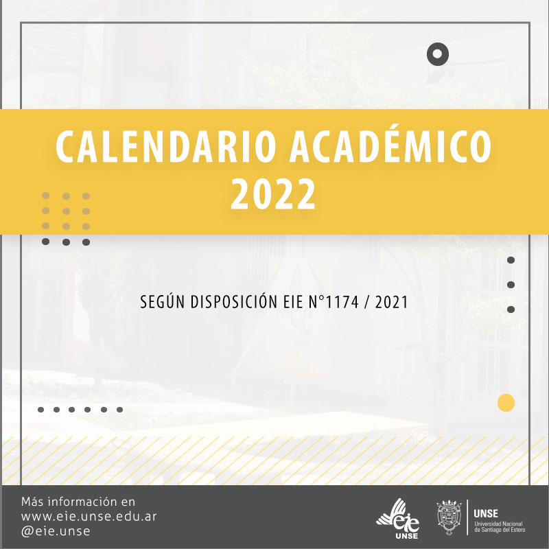 Compartimos el Calendario Académico 2022