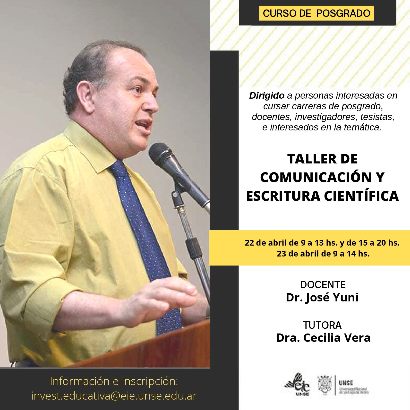 Taller de Comunicación y Escritura Científica