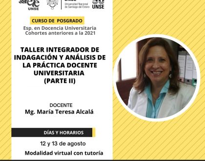 Taller Integrador de Indagación y Análisis de la Práctica Docente Universitaria-parte II