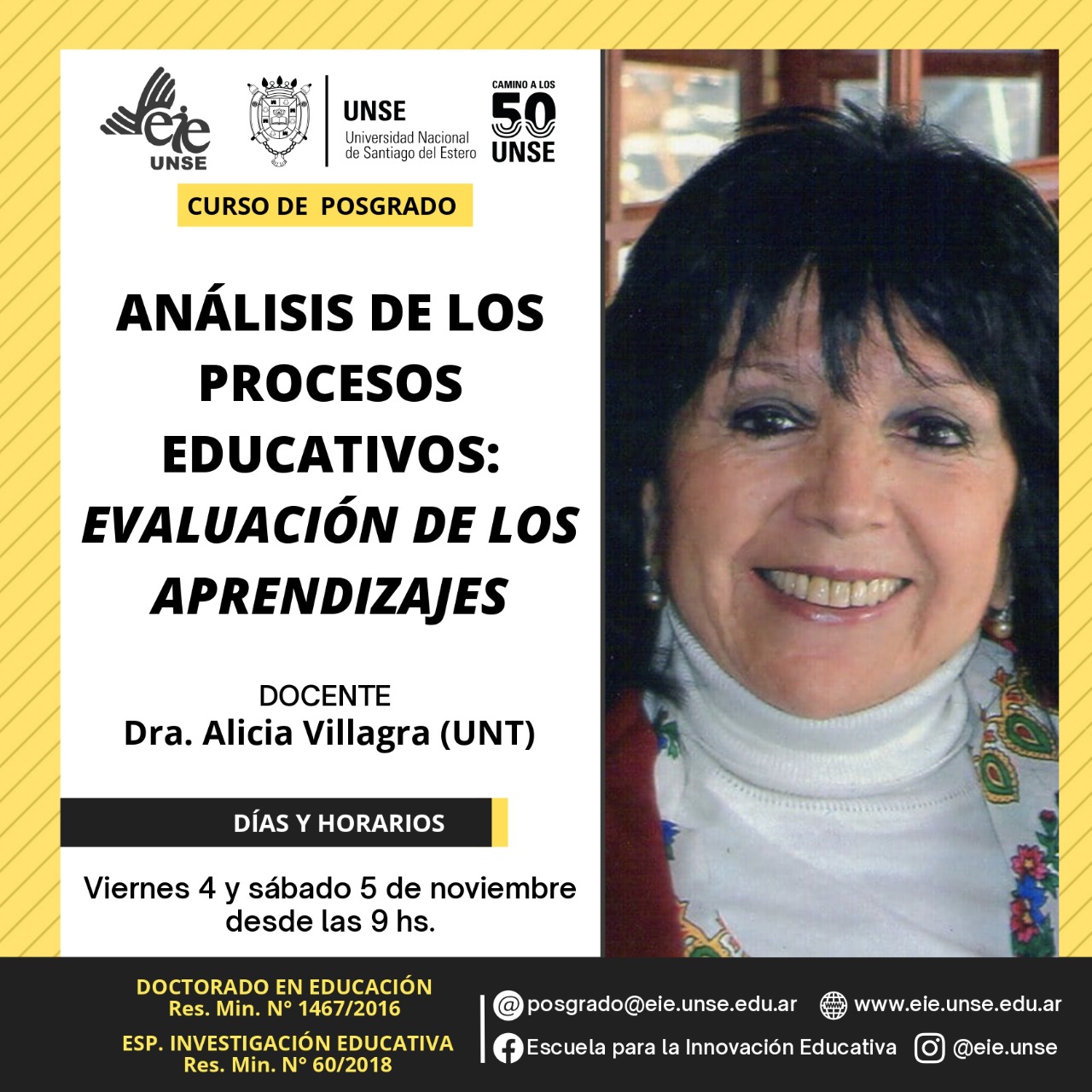 Curso «Análisis de Procesos Educativos: Evaluación de aprendizajes»