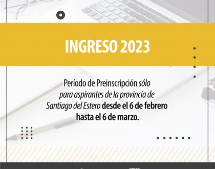 CRONOGRAMA DE APERTURA 2023 - Carreras de Grado y Pregrado