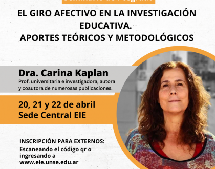La Dra. Kaplan dictará un seminario de Posgrado