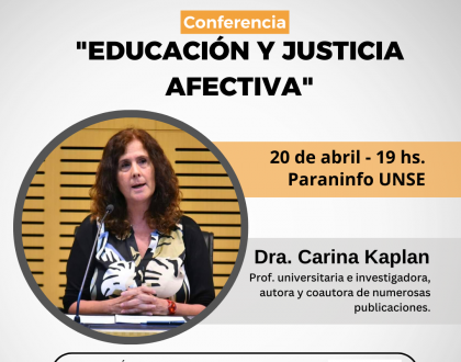 Conferencia "Educación y Justicia Afectiva"