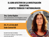 La Dra. Kaplan dictará un seminario de Posgrado