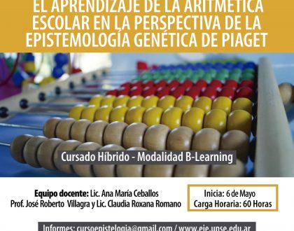 "El aprendizaje de la aritmética escolar en la perspectiva de la epistemología genética de Piaget" - Curso Nuevo