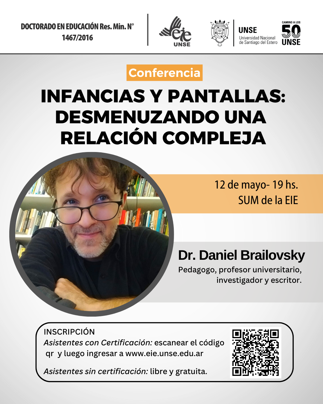 Conferencia: Infancias y pantallas: desmenuzando una relación compleja