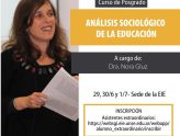 Curso «Análisis Sociológico de la Educación»