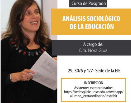 Curso «Análisis Sociológico de la Educación»