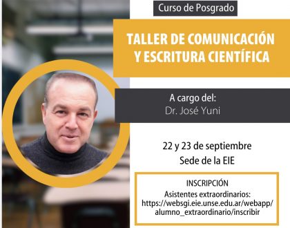 Taller de Comunicación y Escritura Científica