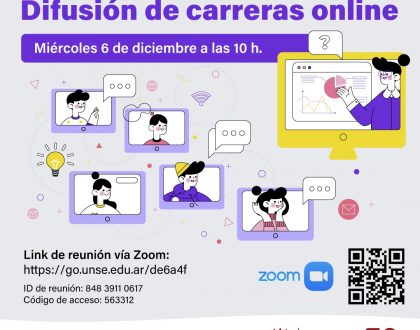 Difusión de carreras online!