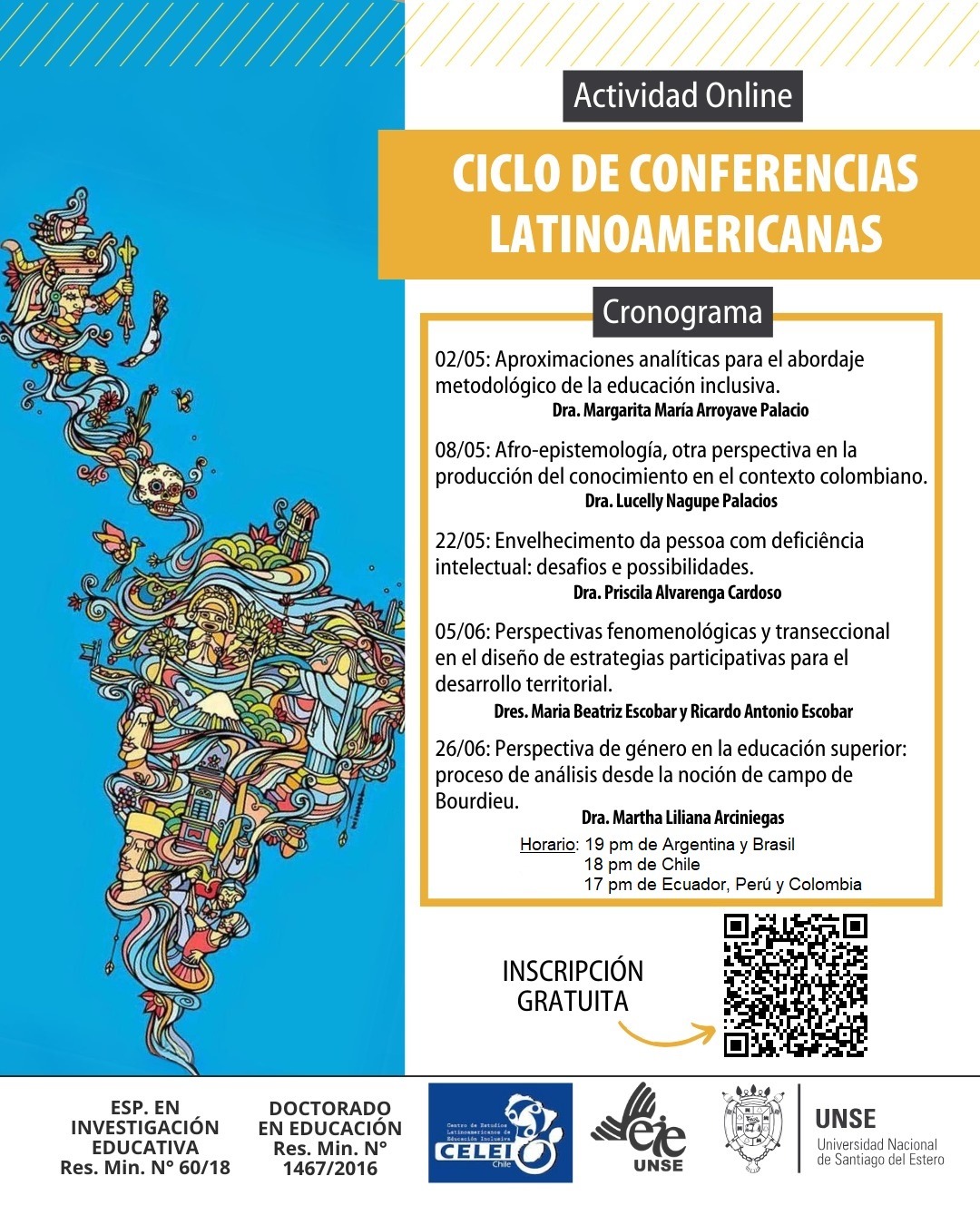 EIE y CELEI convocan a participar del Ciclo de Conferencias Latinoamericanas
