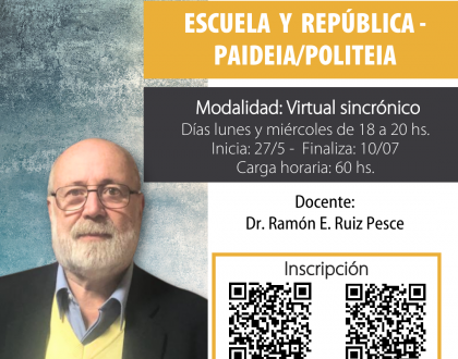 Curso Bimodal: "Escuela y República - Paideia/Politeia"