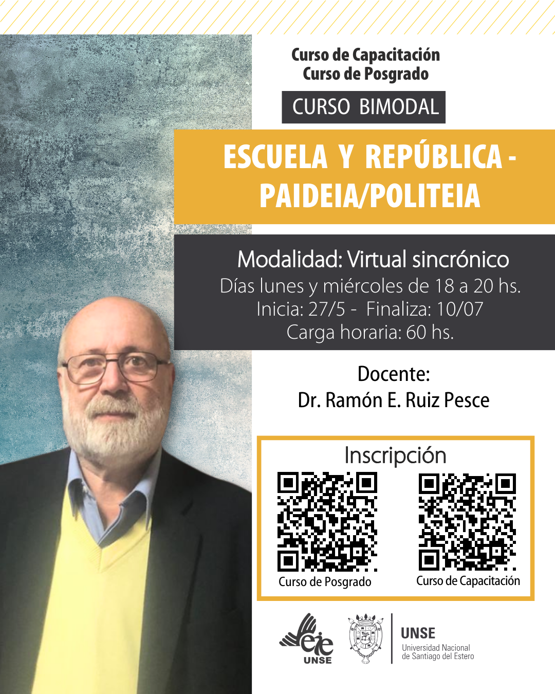 Curso Bimodal: "Escuela y República - Paideia/Politeia"