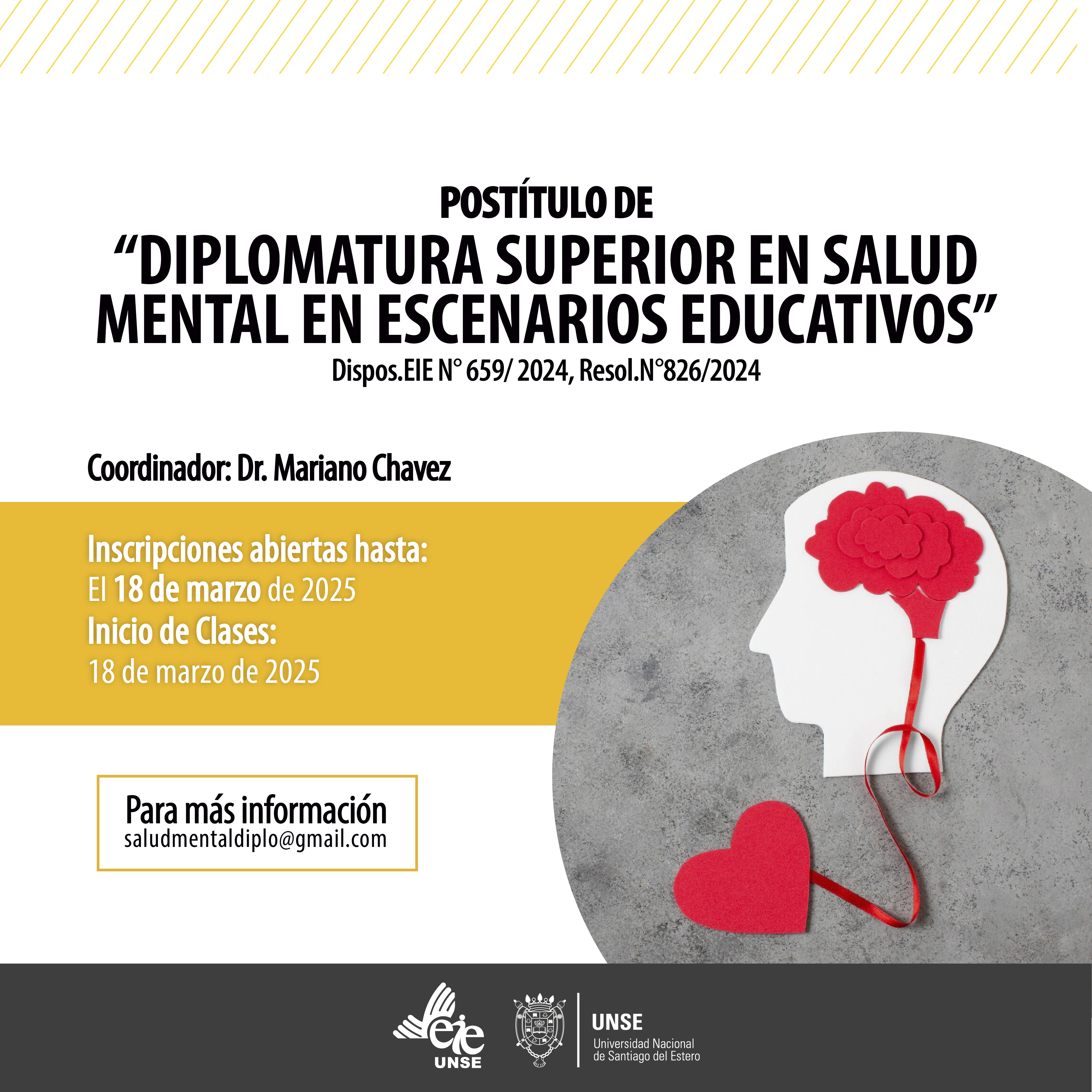 Diplomatura Superior en Salud Mental en Escenarios Educativos