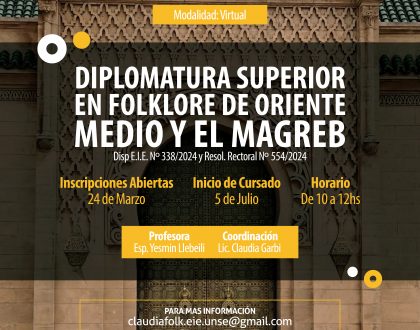 DIPLOMATURA SUPERIOR EN FOLKLORE DE ORIENTE MEDIO Y EL MAGREB