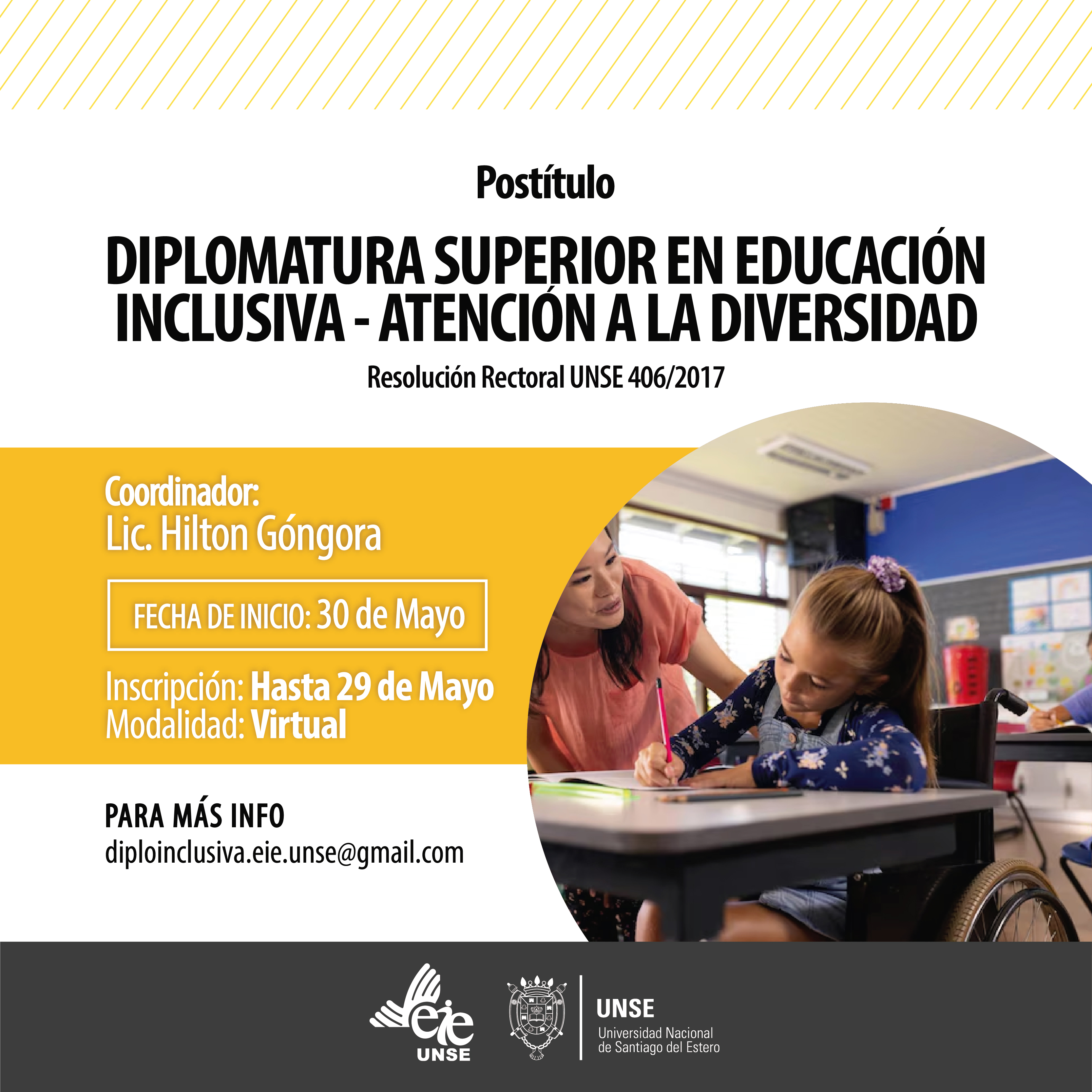 DIPLOMATURA SUPERIOR EN EDUCACIÓN INCLUSIVA - ATENCIÓN A LA DIVERSIDAD